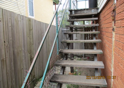 Staircase Failure - see balustrade.