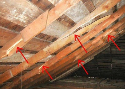 Roof trusses failing - "overloaded"